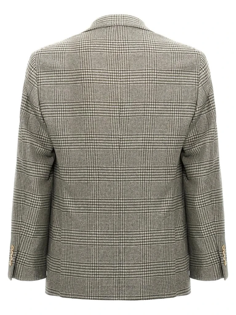 Brunello Cucinelli Brunello Cucinelli Checked Single-Breasted Blazer 2