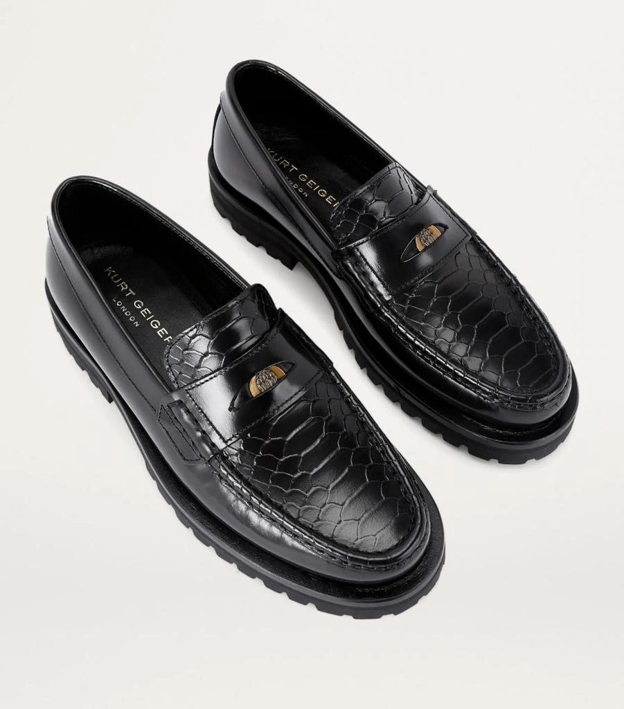 Kurt Geiger Leather Luis Cleat Loafers 4