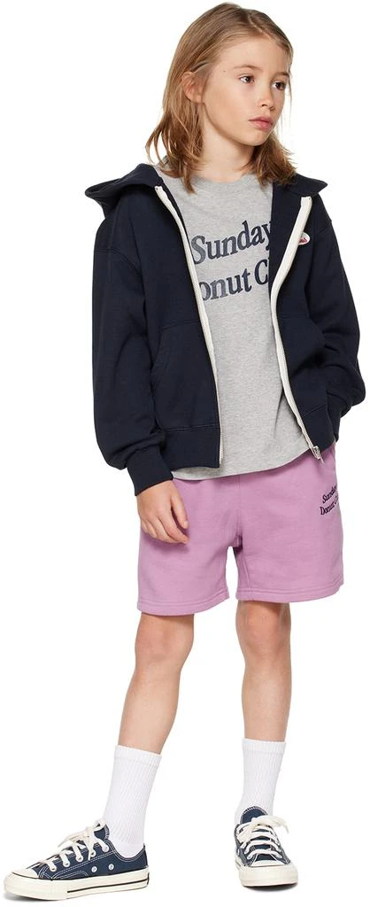 SUNDAY DONUT CLUB® Kids Gray Heart T-Shirt 4