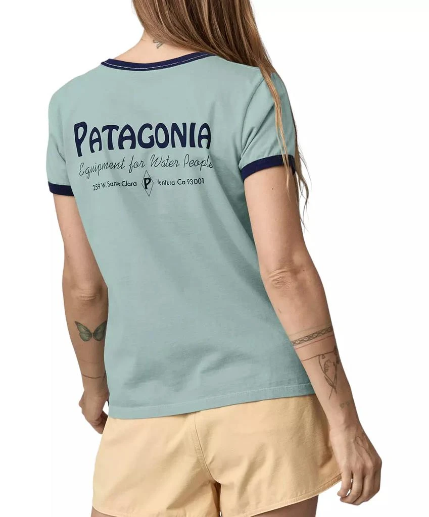 Patagonia Patagonia Women
s Water People Organic Ringer Tee 1