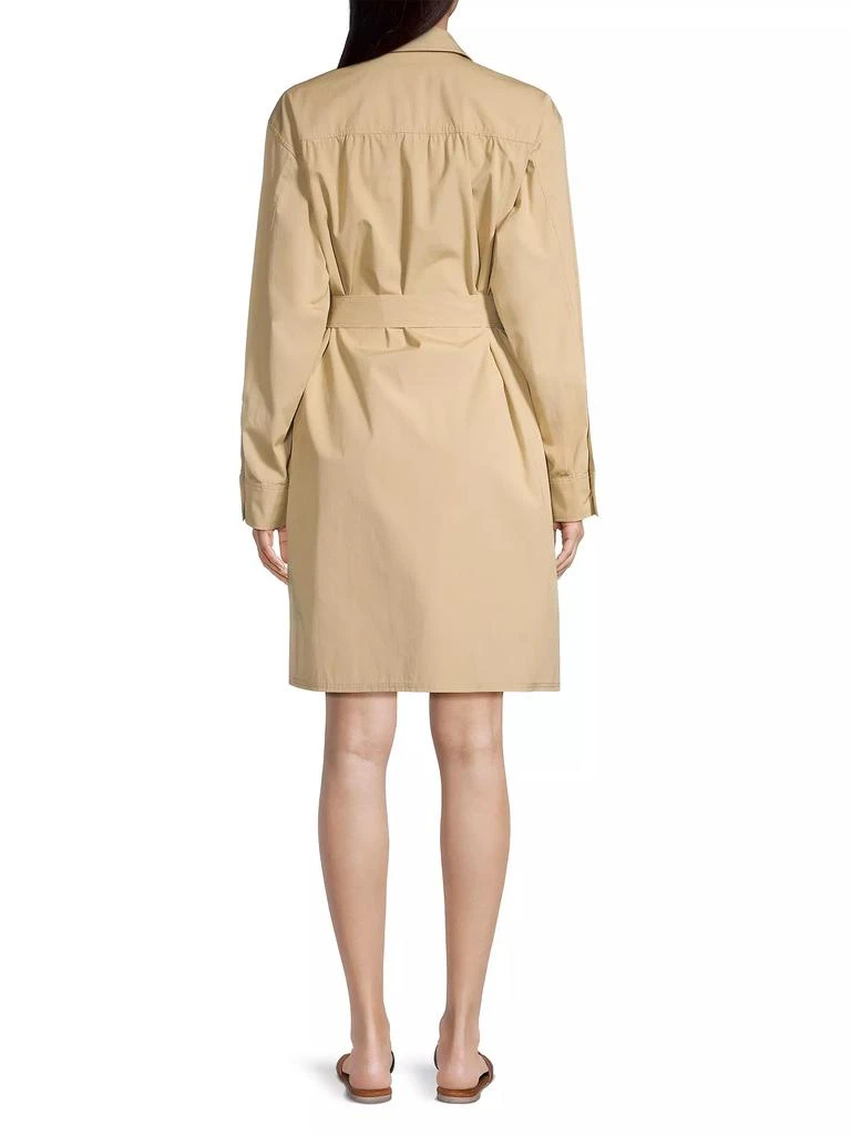 Weekend Max Mara Virgus Cotton Button-Front Mini-Shirtdress 5