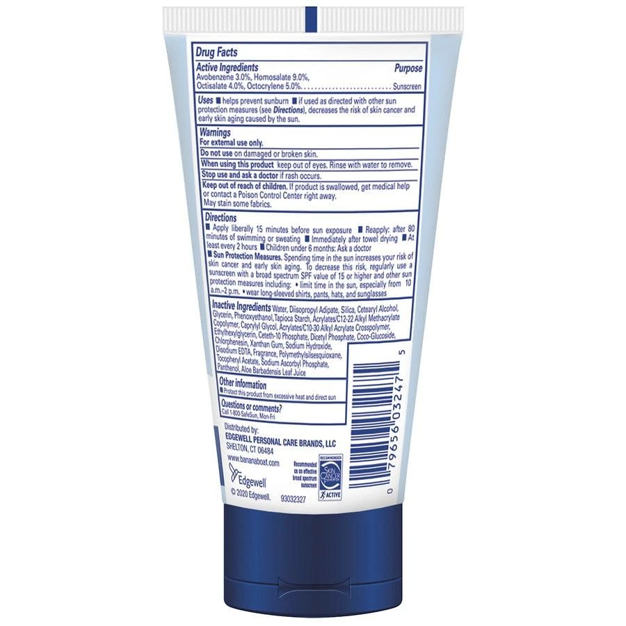 Banana Boat Light as Air Face Sunscreen Lotion SPF 50 2