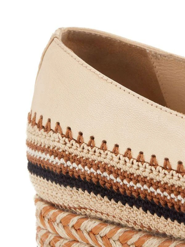 Ulla Johnson Yelena Leather Lace-Up Espadrilles 6