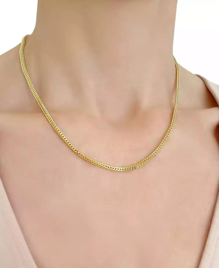 Italian Gold 22" Franco Chain Necklace (1-7/8mm) in 14k Gold 2