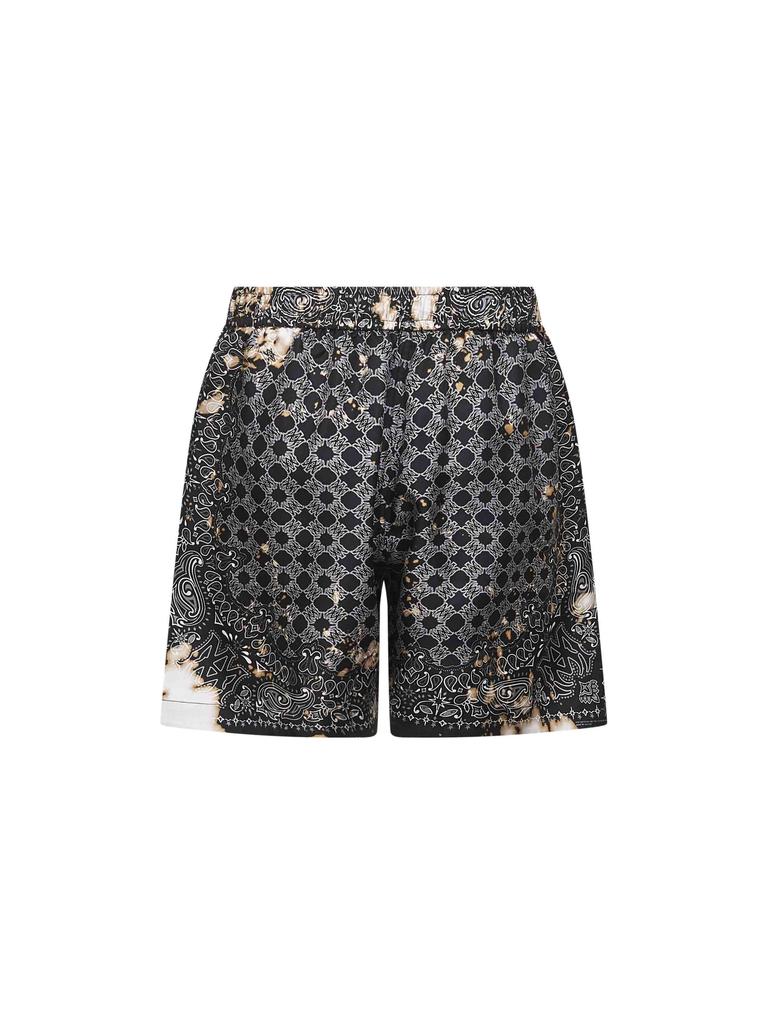 AMIRI AMIRI | Black MA Quad Bleach Bandana shorts | Man | M