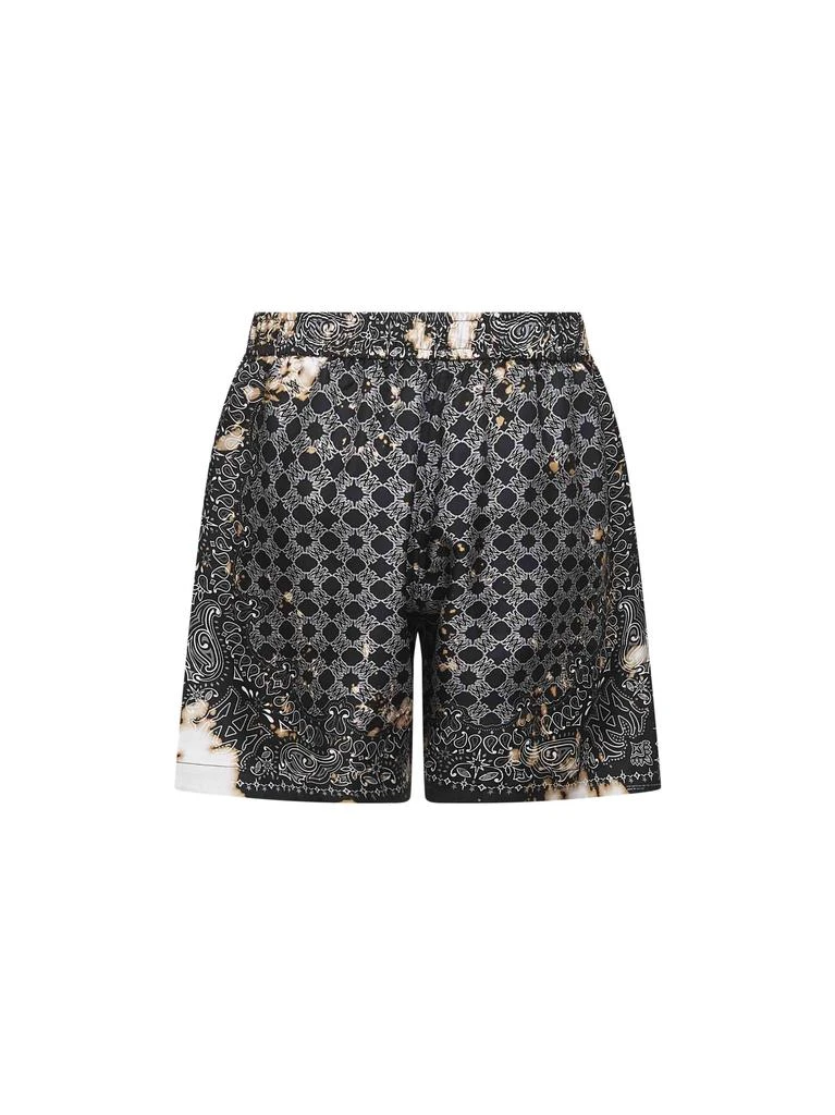 AMIRI AMIRI | Black MA Quad Bleach Bandana shorts | Man | M 2