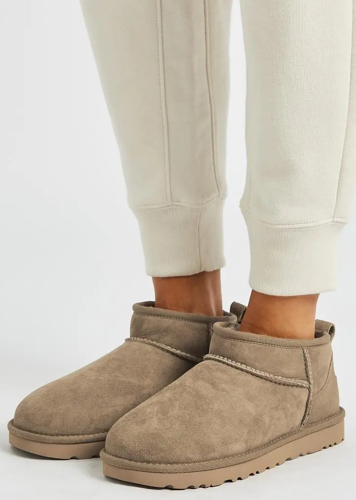 UGG Classic Ultra Mini suede boots 5