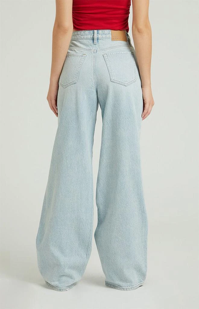 PacSun Jessie Light Indigo High Waisted Baggy Jeans 4