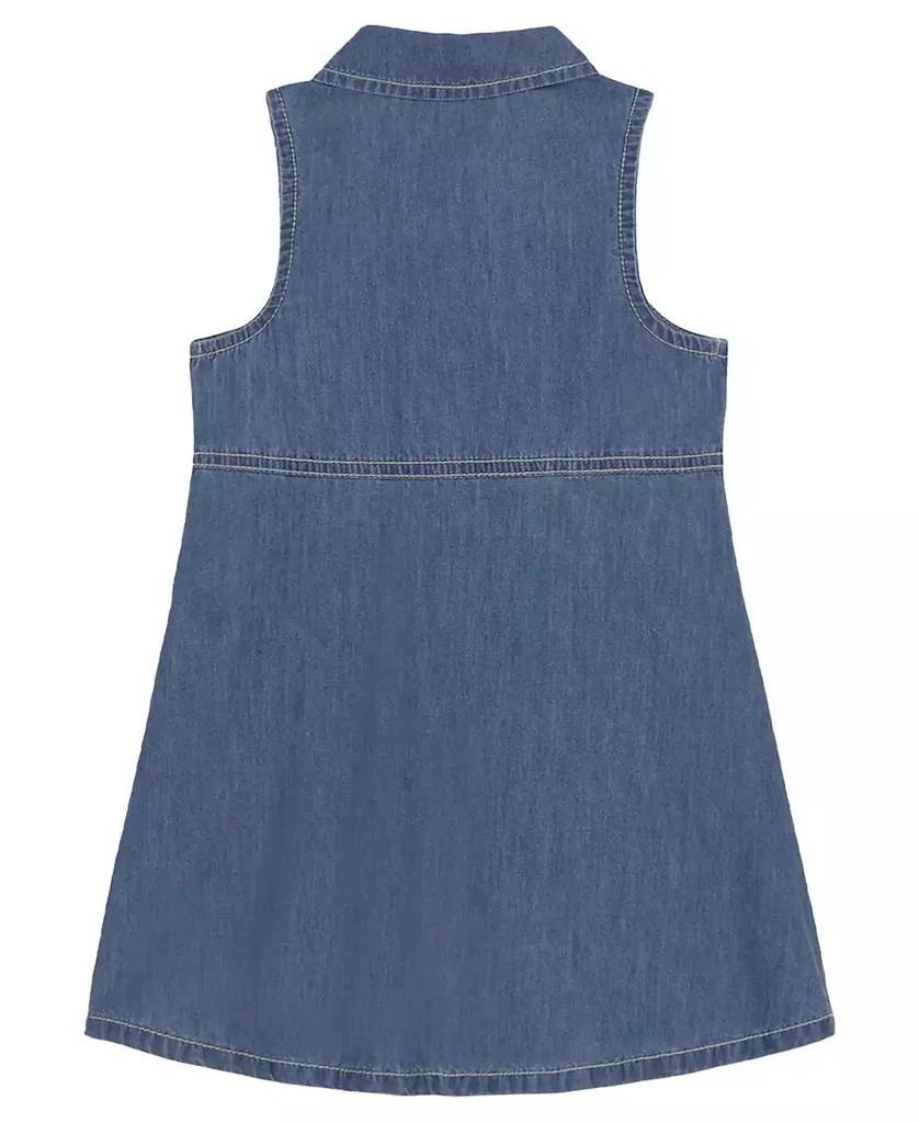 Calvin Klein Toddler and Little Girls Sleeveless Denim Dress 2