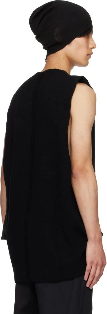 Rick Owens Black Concordians V Tank Sweater Vest 3