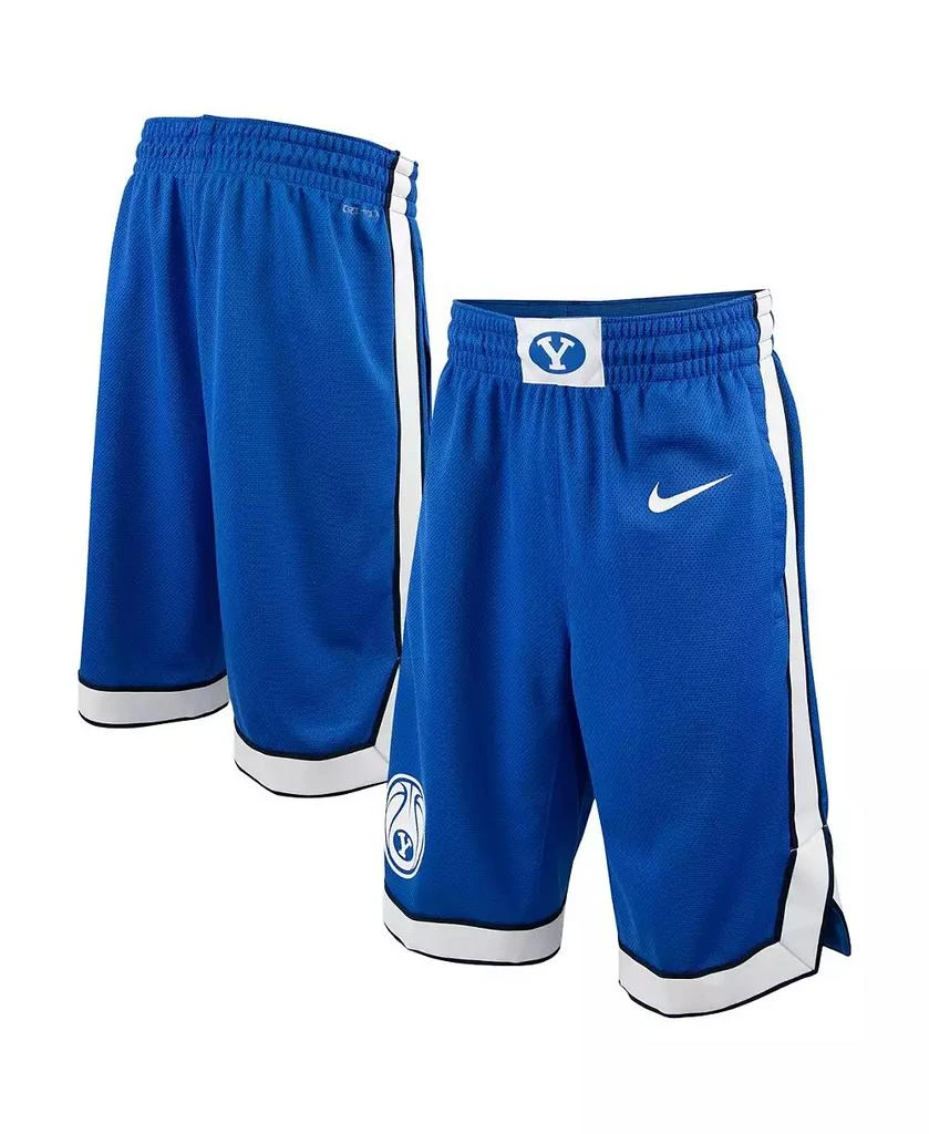 NIKE Men's Royal BYU Cougars Replica Performance Basketball Shorts 1