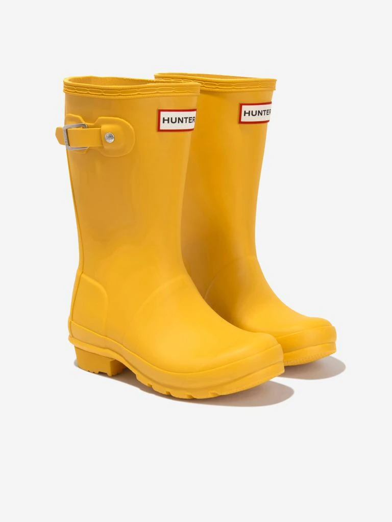 Hunter Hunter Kids Original Wellington Boots in Yellow 2