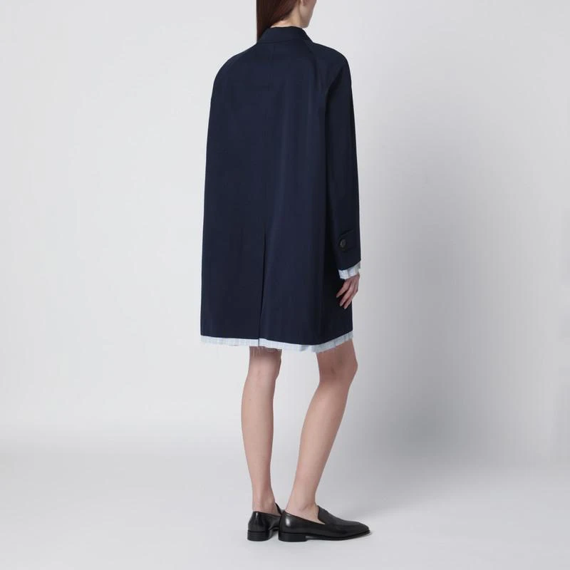Miu Miu Blue cotton overcoat 3