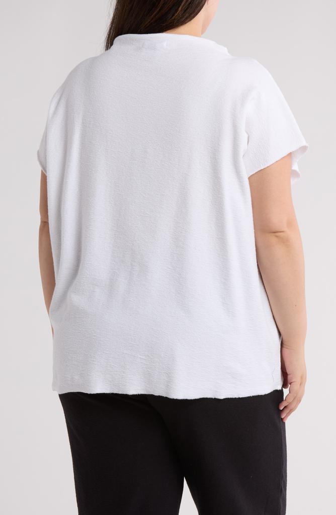 Eileen Fisher Mock Neck Square Top