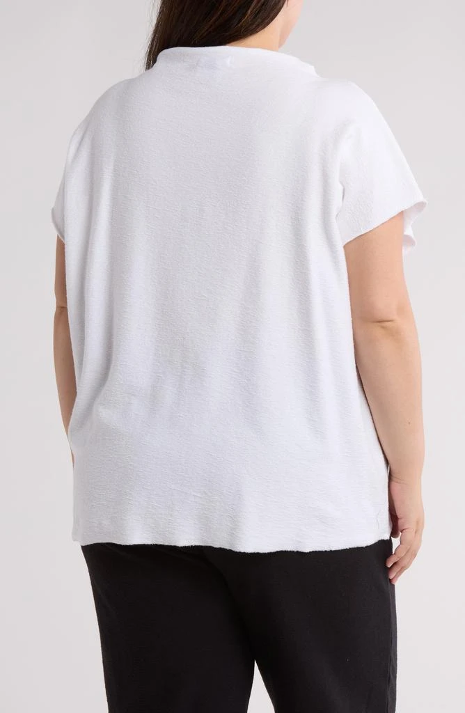 Eileen Fisher Mock Neck Square Top 2