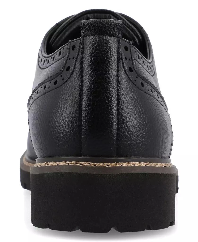 Vance Co. Men's Campbell Tru Comfort Foam Wingtip Lace-Up Derby Shoes 3
