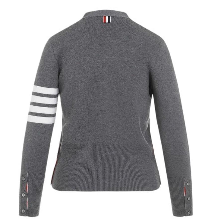 Thom Browne Milano Classic 4-Bar V-Neck Cardigan