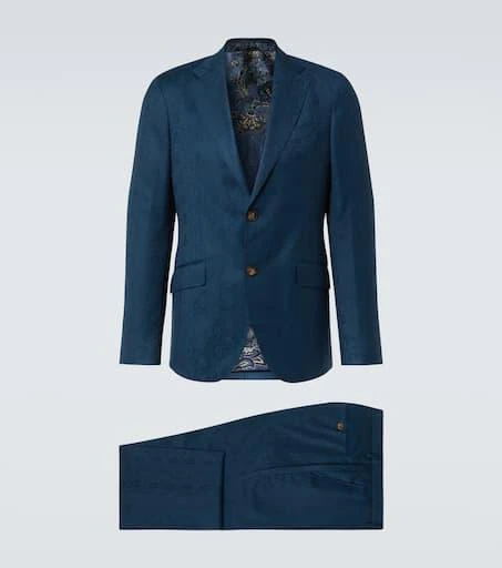 ETRO Roma paisley silk suit 1