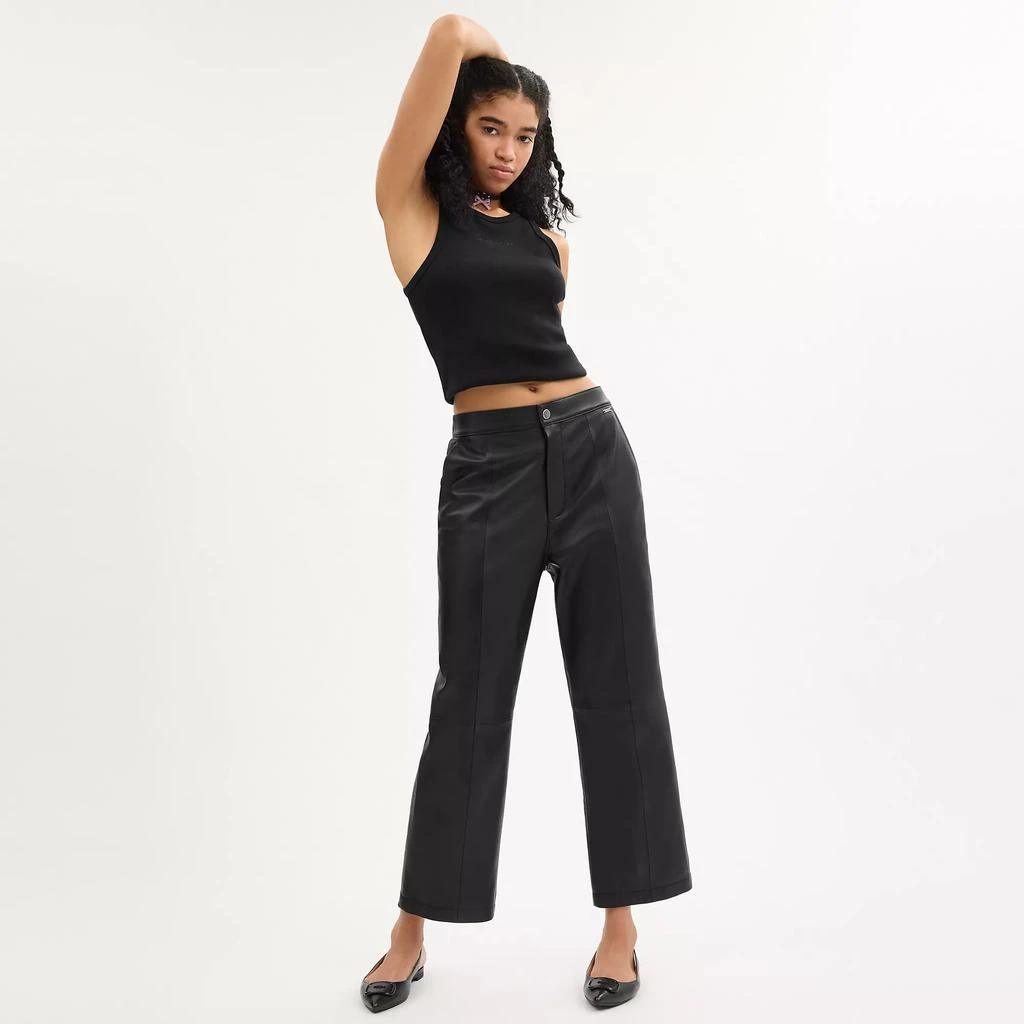 Coach Leather Pants 2