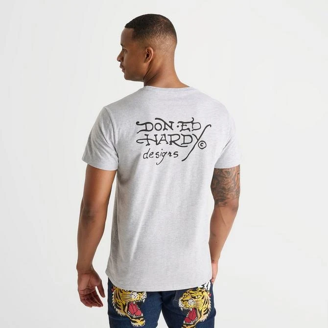 Ed Hardy Men's Ed Hardy Rhinestone Battle Skull T-Shirt 4