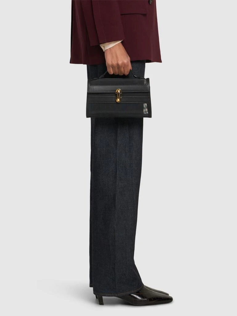SAVETTE The Symmetry Mesh W/ Leather Pochette 1