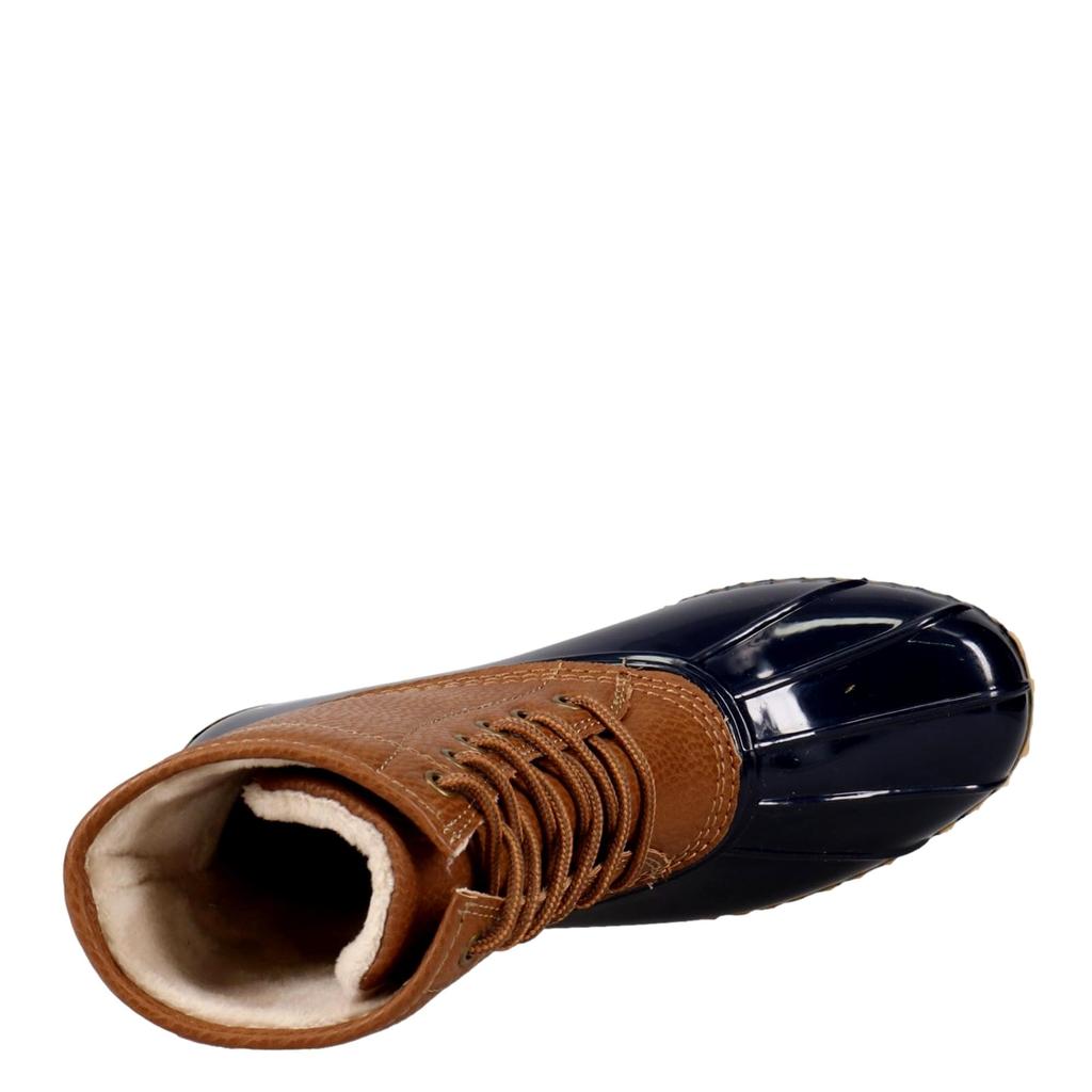 JBU BY JAMBU JBU by Jambu Maplewood Waterproof Rain Mid Calf Boot Navy / Tan  B9MAW73 Women's