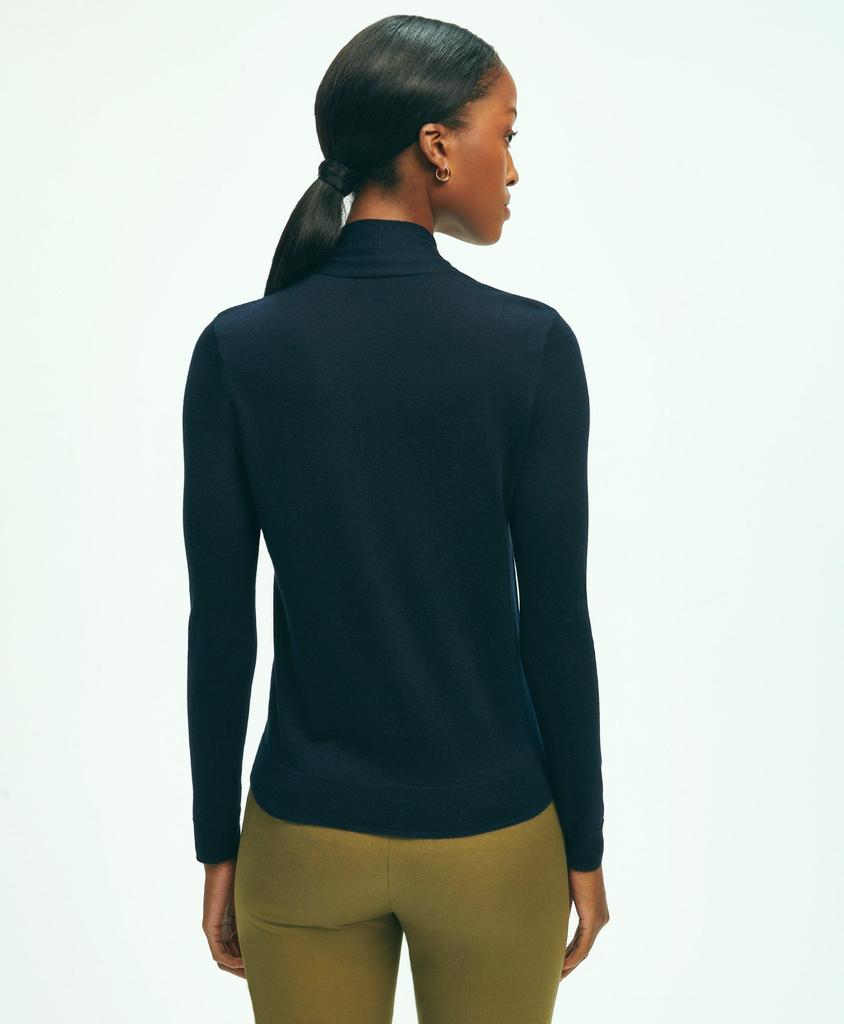 Brooks high quality brothers navy cashmere sweater