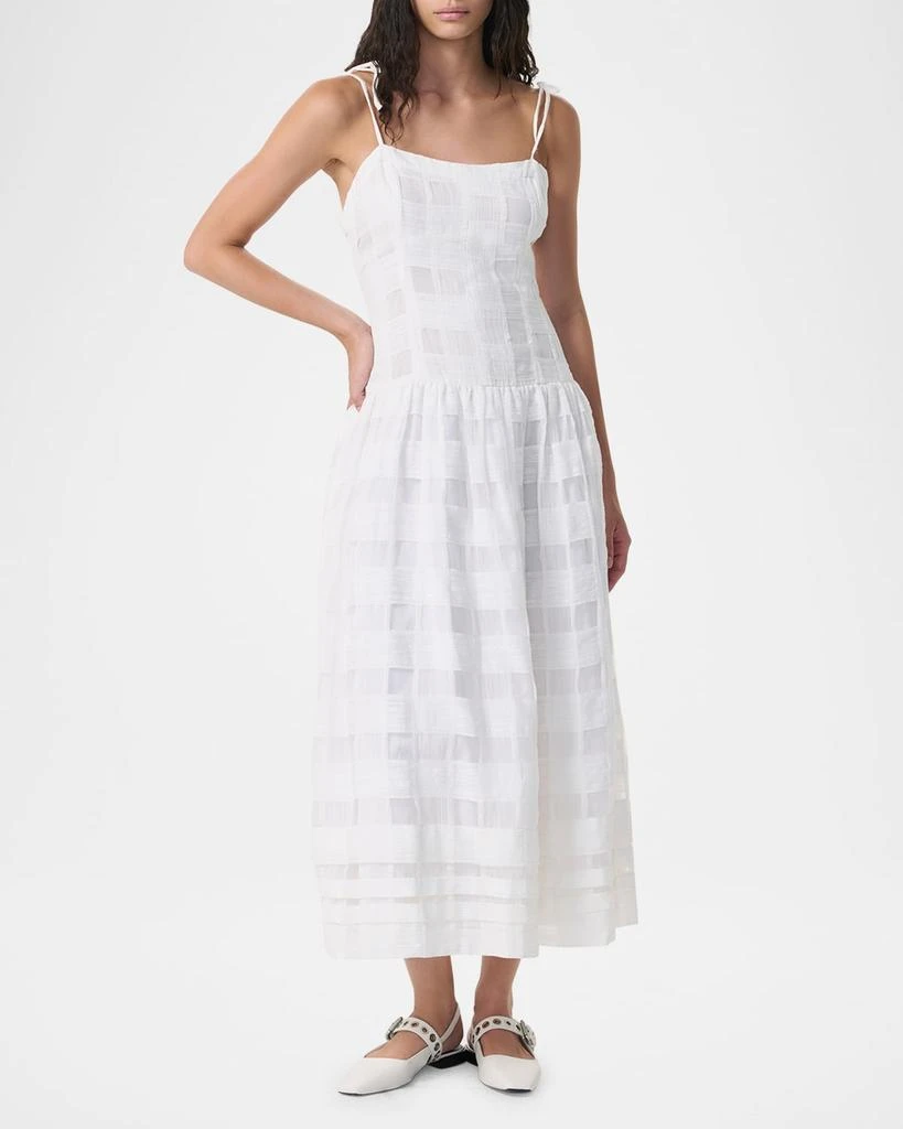 Rag & Bone Presley Plaid Fit-Flare Midi Dress 2