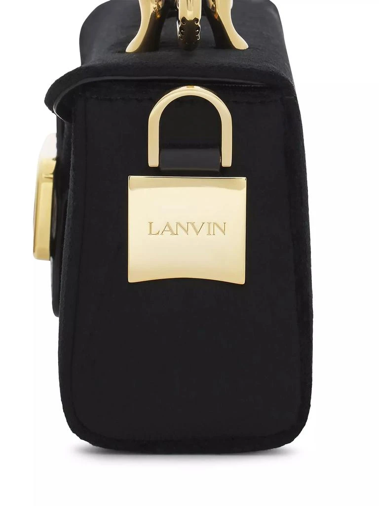 Lanvin Nano Pencil Cat Top Handle Bag in Velvet 5