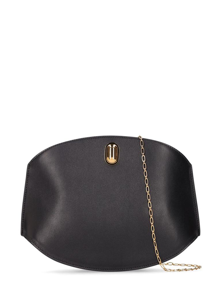 SAVETTE Tondo Chain Leather Shoulder Bag