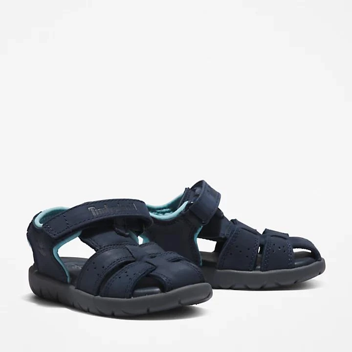 Timberland Nubble Fisherman Sandal for Youth in Navy 4