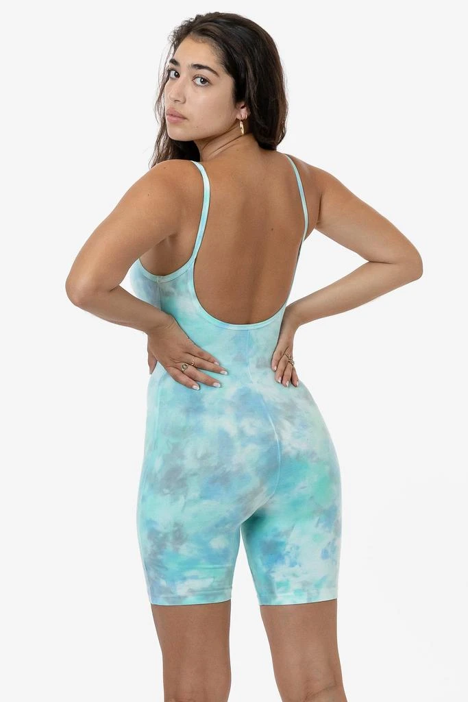 Los Angeles Apparel 83022TD - Tie Dye Spaghetti Scoopback Biketard 3