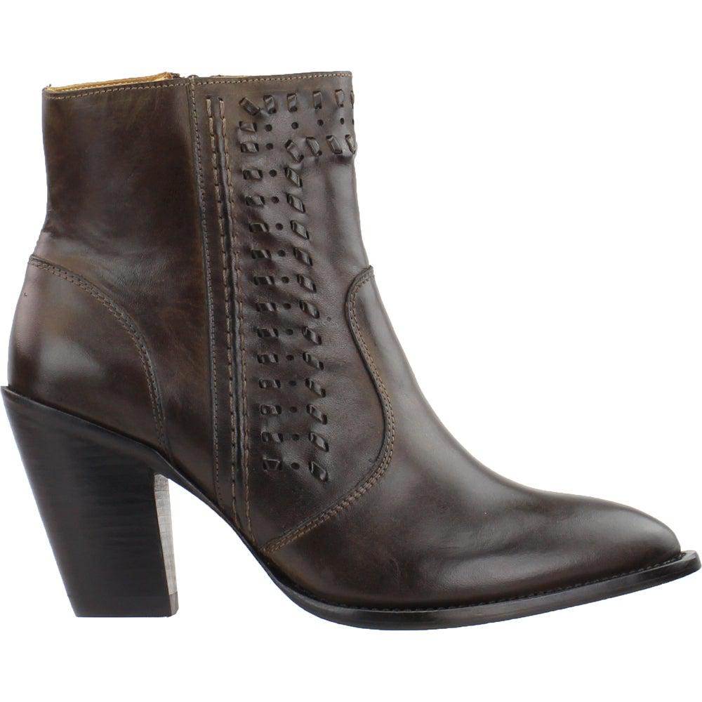 Lucchese Piper Pointed Toe Cowboy Booties