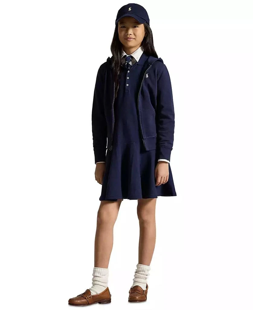 Ralph Lauren Girls' 7-16 French Terry Full-Zip Hoodie 2