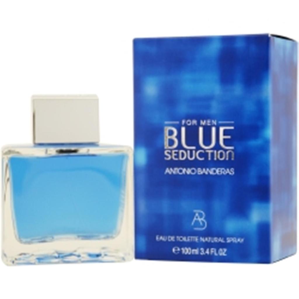 Antonio Banderas Blue Seduction 3.4 oz Eau De Toilette Spray & 5.1 oz Deodorant Spray by  for Men