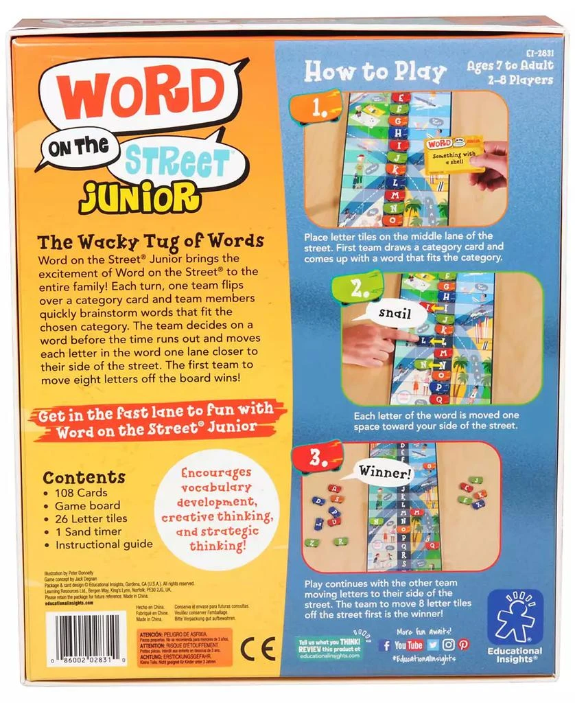 AreYouGame Educational Insights Word on the Street Junior 6