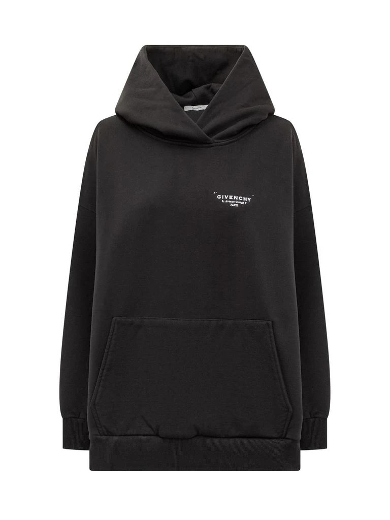 Givenchy Givenchy Logo Printed Oversized Hoodie from Cettire
