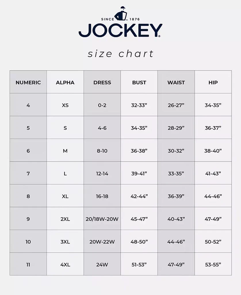 Jockey Women's Seamfree Hi-Cut Stretch Underwear 3788 3