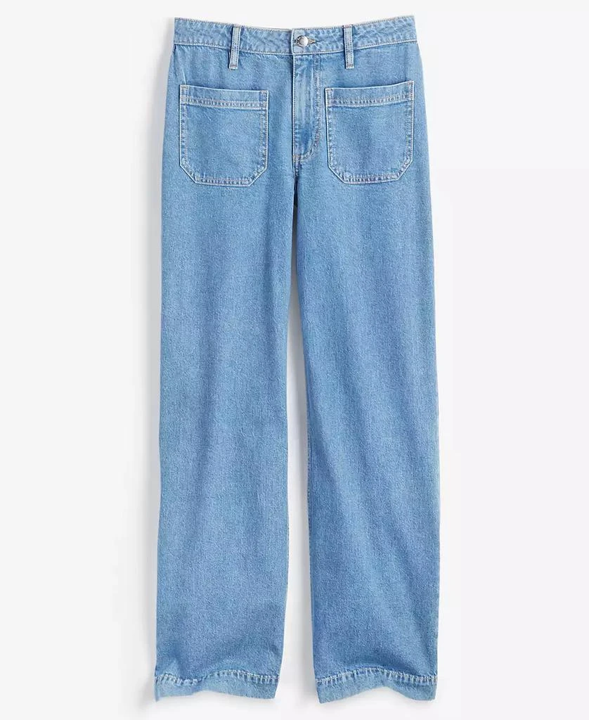 On 34th Women's Patch-Pocket Wide-Leg Jeans, Created for Macy's 5