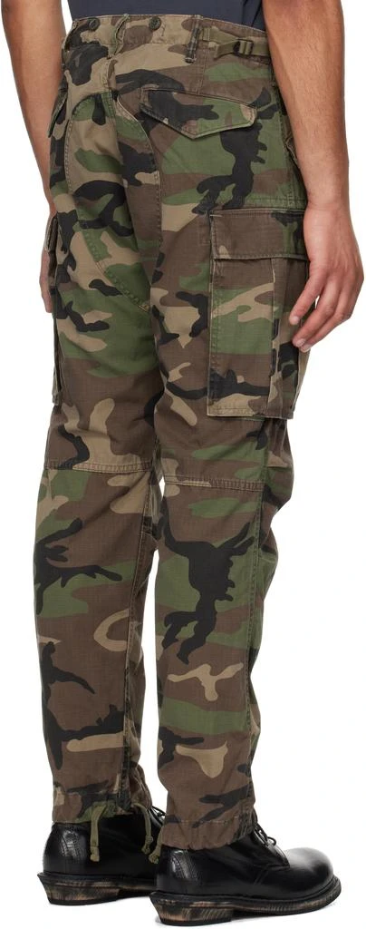 RRL Khaki Regiment Camo Ripstop Cargo Pants 3