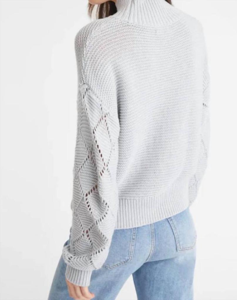 525 America Talia Diamond Stitch Pullover