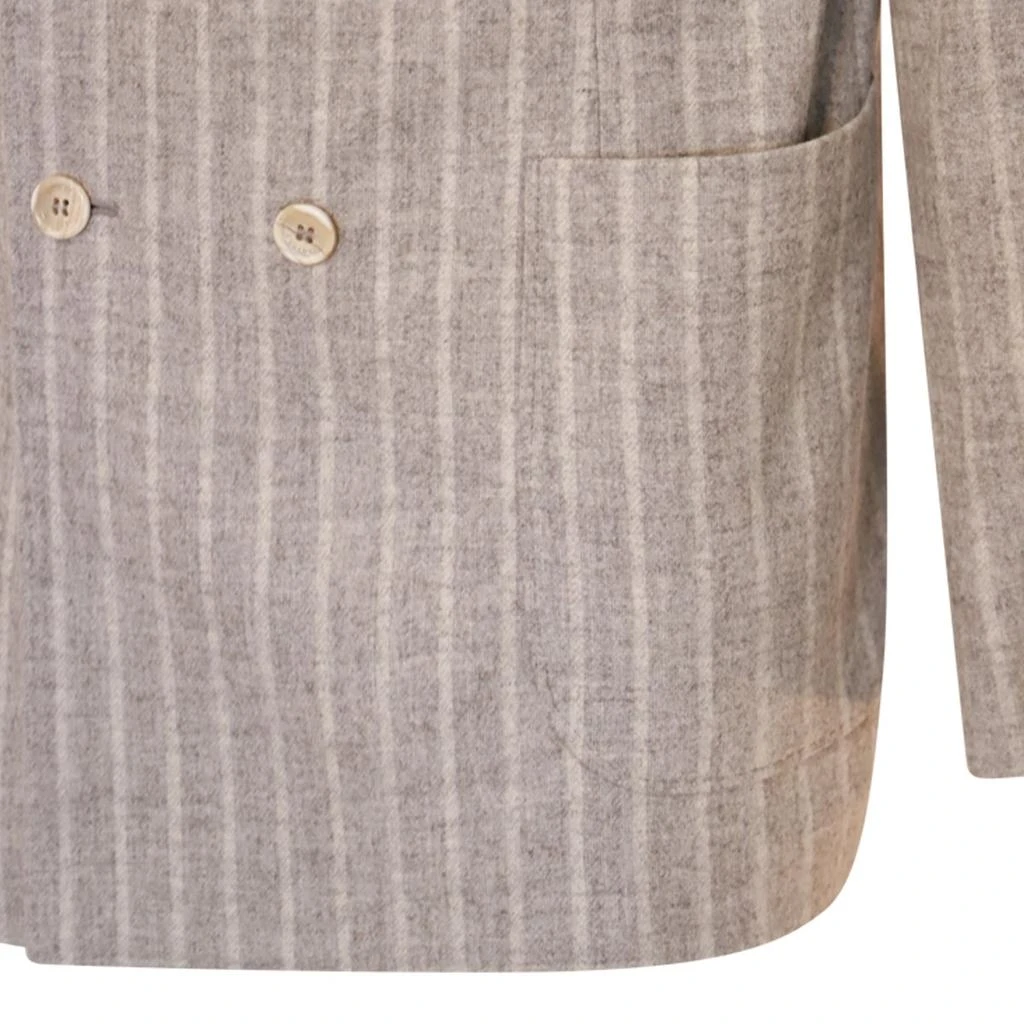 Brunello Cucinelli Brunello Cucinelli Striped Two-Piece Tailored Suit 4