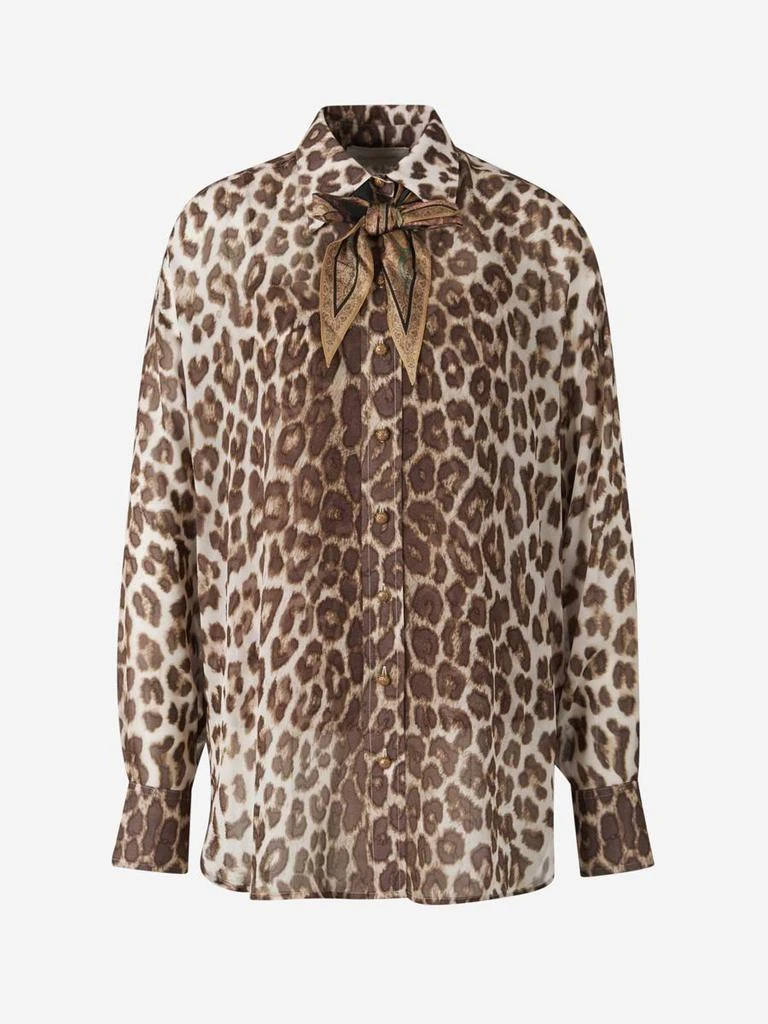 Zimmermann Zimmermann Leopard Print Shirt 1