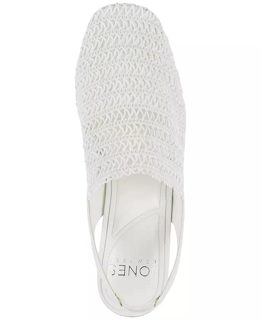 JONES NEW YORK Women's Carolton Woven Slingback Flats 4