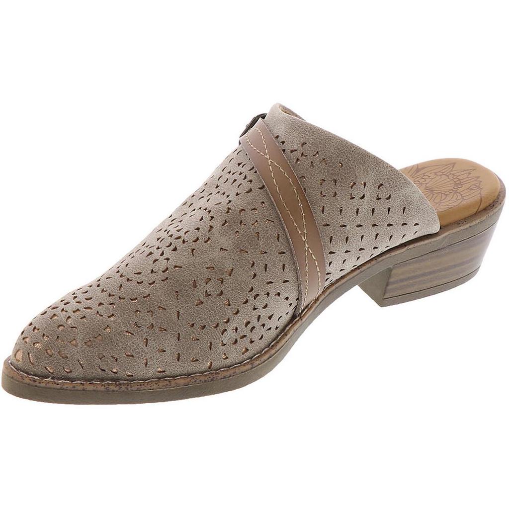 Blowfish Super-B  Womens Faux Leather Slip On Mules