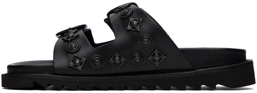 Toga Pulla SSENSE Exclusive Black Buckle Sandals 3