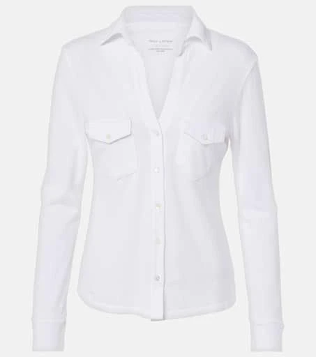Nili Lotan Liam cotton shirt 1