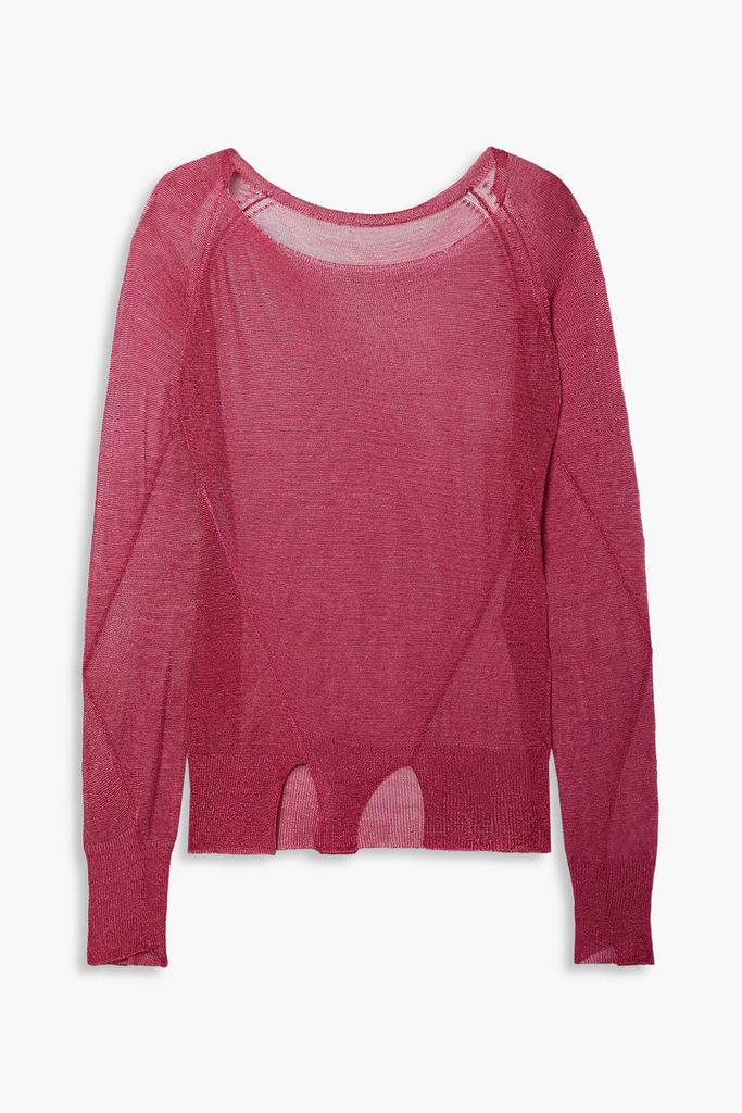 The Row Giro metallic knitted sweater