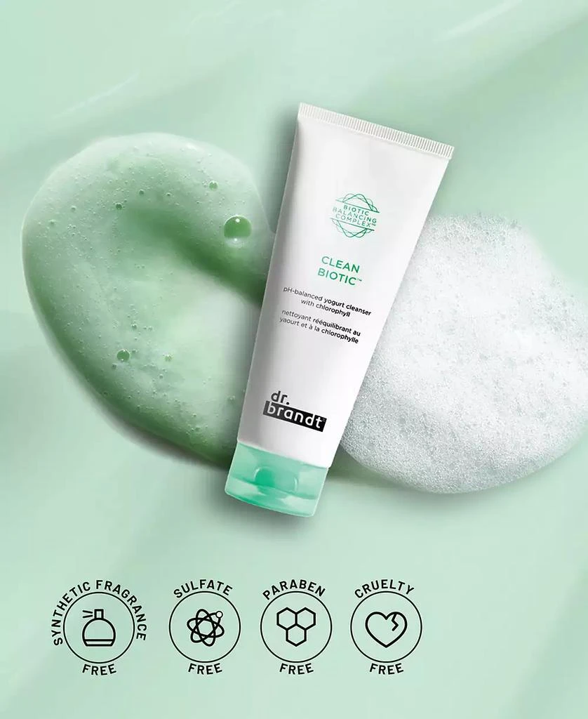 Dr. Brandt Skincare Clean Biotic pH-Balanced Yogurt Cleanser With Chlorophyll, 3.5-oz. 9