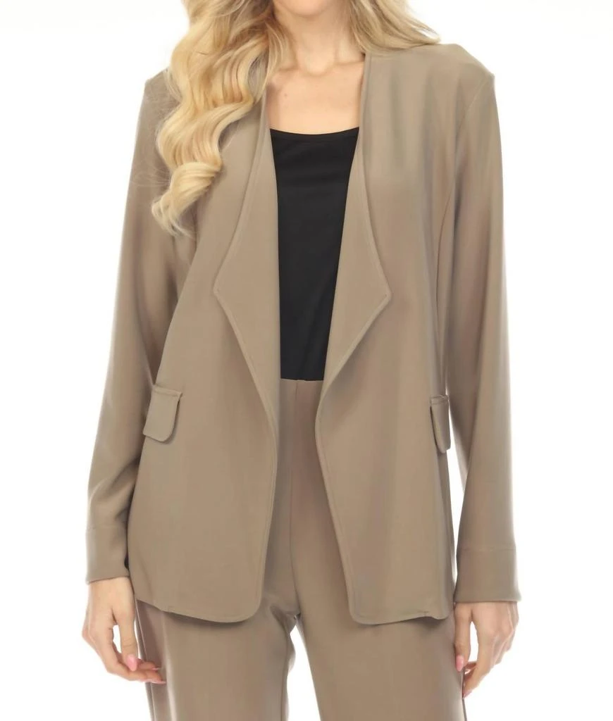 JOSEPH RIBKOFF Joseph Ribkoff - Open Front Long Sleeve Blazer